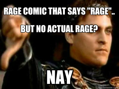 Rage comic that says 