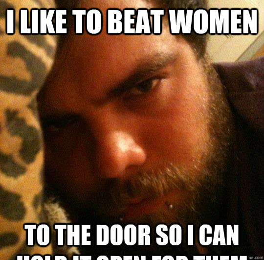 i like to beat women to the door so I can hold it open for them  