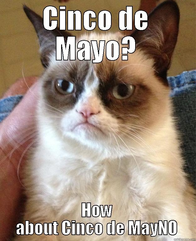 CINCO DE MAYO? HOW ABOUT CINCO DE MAYNO Misc