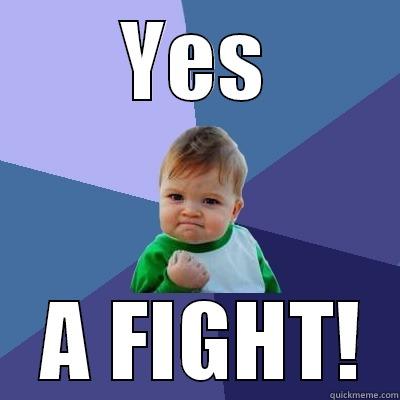 YES  A FIGHT! Success Kid