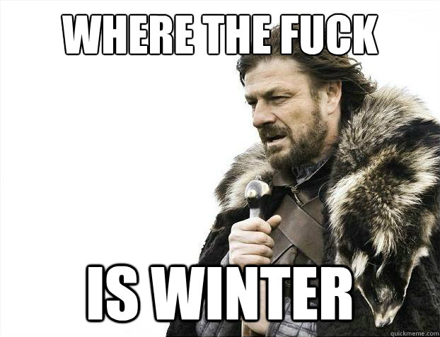where the fuck is winter  Brace Yourselves - Borimir