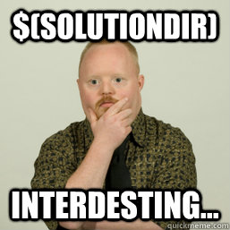 $(SolutionDir) Interdesting... - $(SolutionDir) Interdesting...  Interdesting