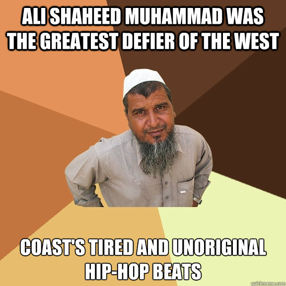 Ali Shaheed Muhammad was the greatest defier of the West Coast's tired and unoriginal hip-hop beats  Ordinary Muslim Man