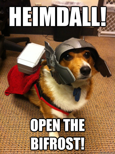 HEIMDALL! Open the Bifrost!  