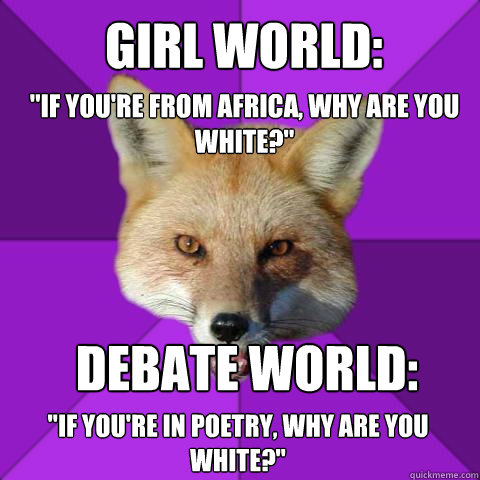 GIRL WORLD: Debate world: 