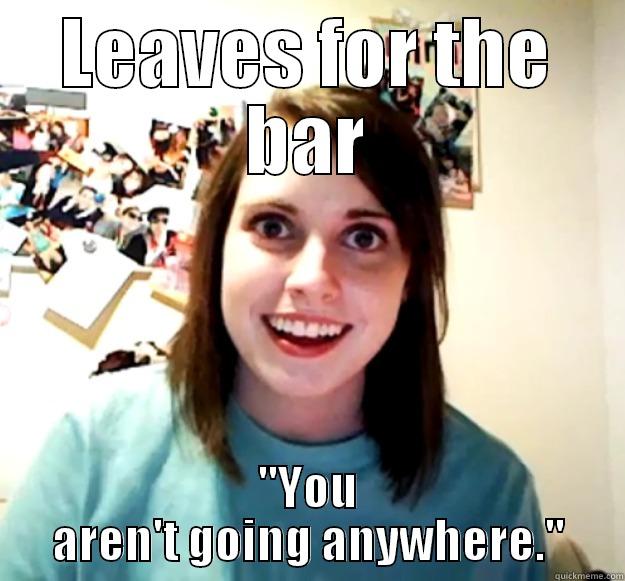 LEAVES FOR THE BAR 