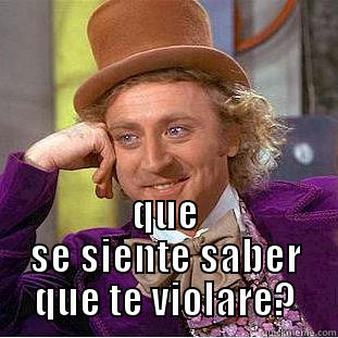  QUE SE SIENTE SABER QUE TE VIOLARE? Condescending Wonka
