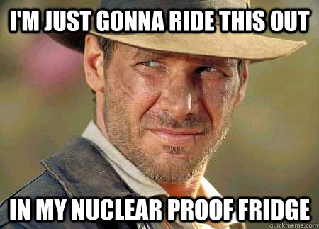 I'm just gonna ride this out in my nuclear proof fridge  
