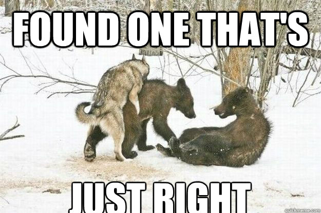 Found one that's Just RIght  Good Guy Insanity Wolf