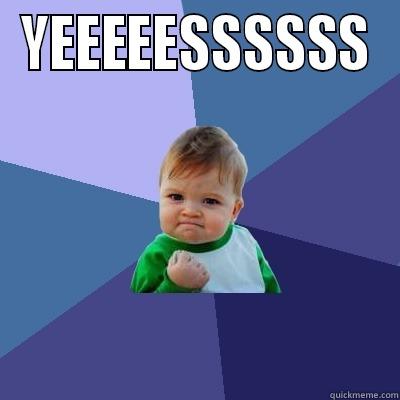 YEEEEESSSSSS  Success Kid