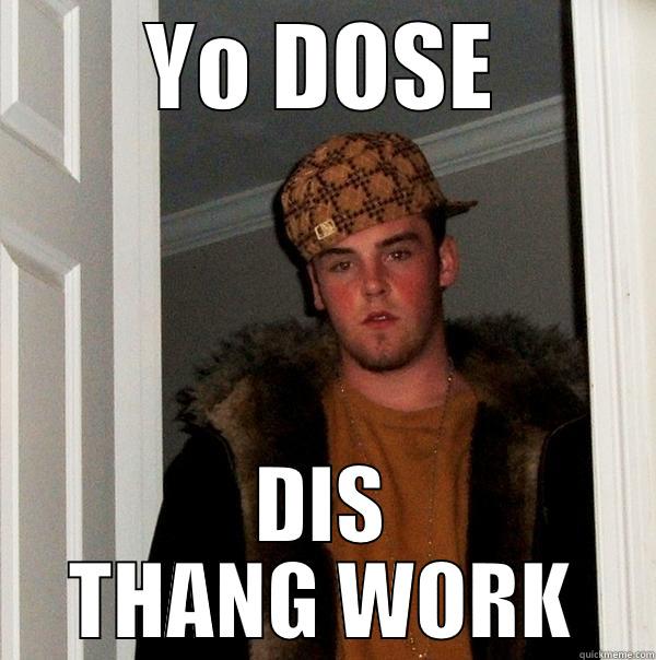 YO DOSE DIS THANG WORK Scumbag Steve