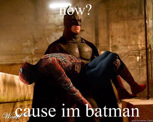 how? cause im batman - how? cause im batman  Batman is King