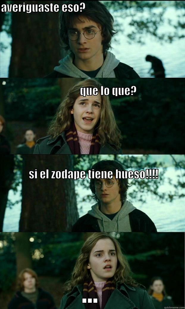 AVERIGUASTE ESO?                                                                                                                                                                                                                                                ... Horny Harry