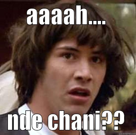 AAAAH.... NDE CHANI?? conspiracy keanu