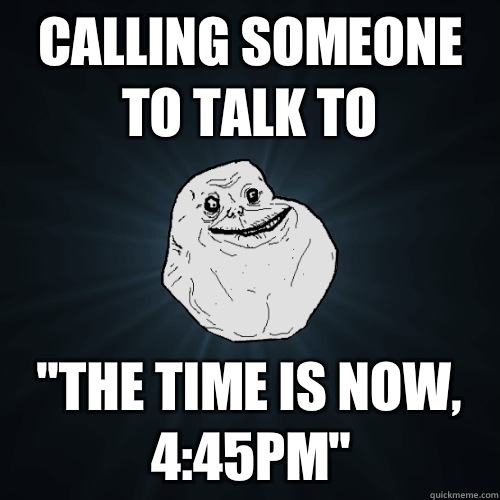 Calling someone to talk to 
