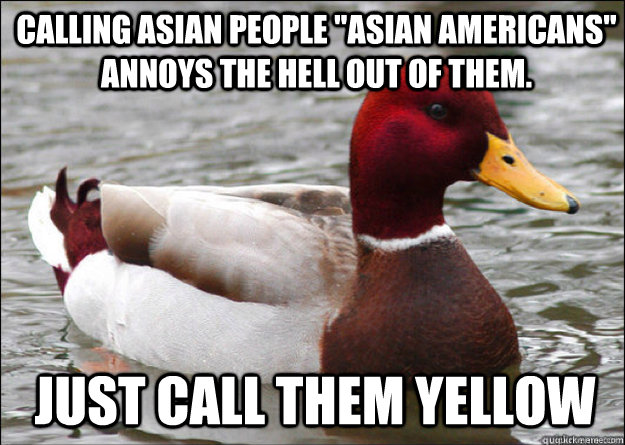 Calling asian people 