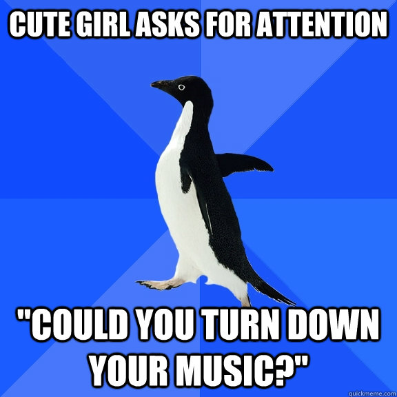 Cute girl asks for attention 