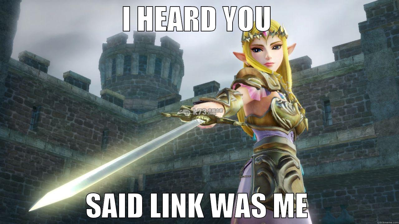 I HEARD YOU SAID LINK WAS ME Misc