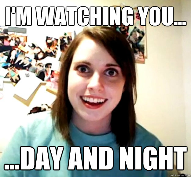 I'm watching you... ...day and night - I'm watching you... ...day and night  Misc