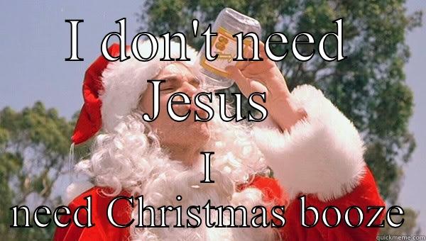 I DON'T NEED JESUS I NEED CHRISTMAS BOOZE Misc