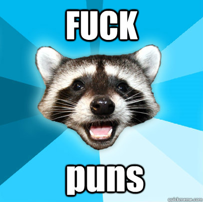 FUCK  puns  Lame Pun Coon