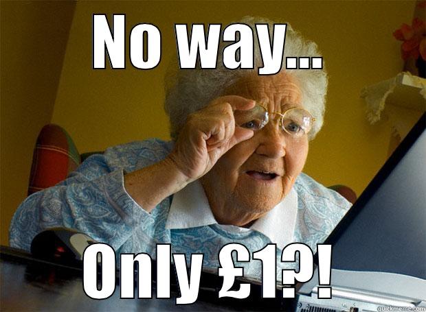 NO WAY... ONLY £1?! Grandma finds the Internet