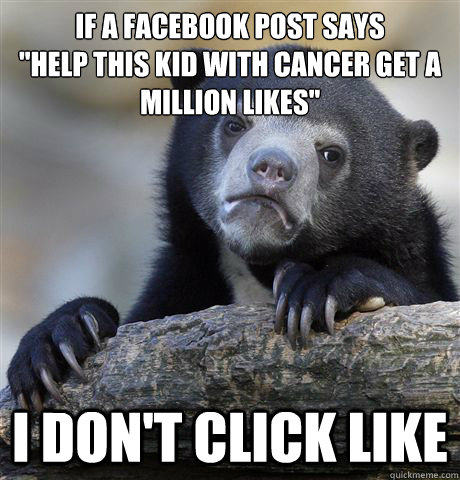 If a Facebook post says
