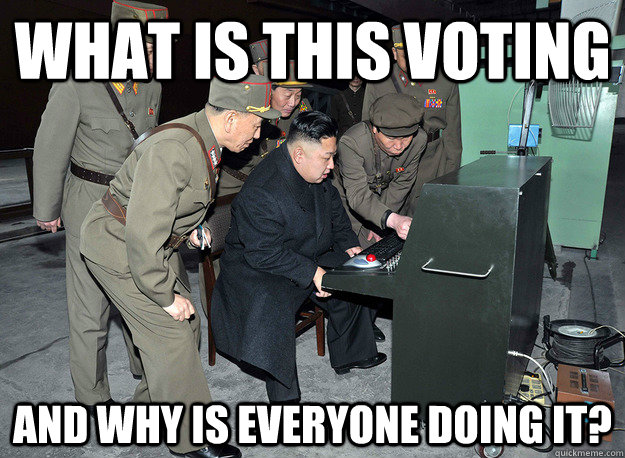 What is this voting And why is everyone doing it?  kim jong un