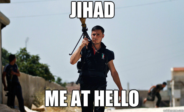 Jihad me at hello   Ridiculously Photogenic Syrian Soldier