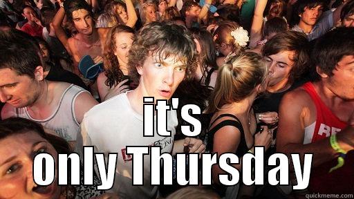  IT'S ONLY THURSDAY Sudden Clarity Clarence