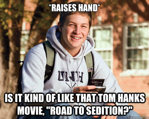 *Raises hand* Is it kind of like that Tom Hanks movie, 