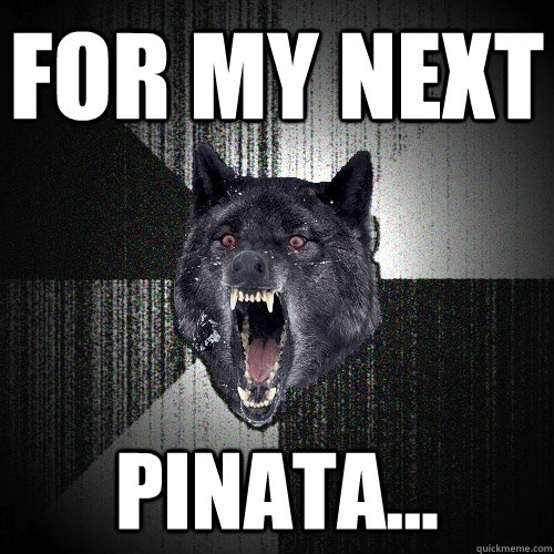 for my next piNata...  Insanity Wolf