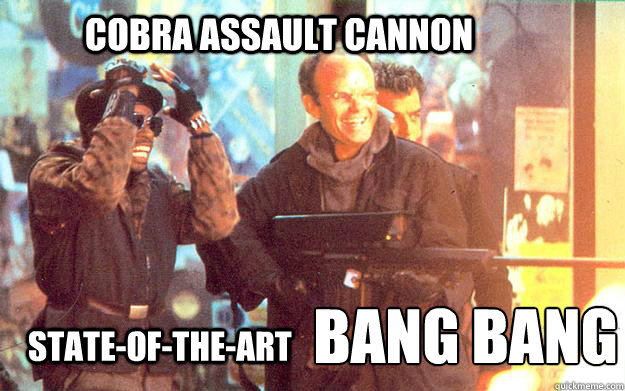 COBRA ASSAULT CANNON State-of-the-art BANG BANG  Robocop