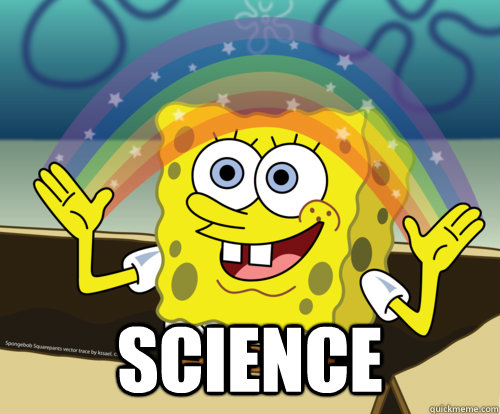  Science  Spongebob rainbow