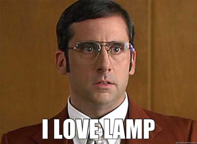  I LOVE LAMP -  I LOVE LAMP  Anchorman Brick