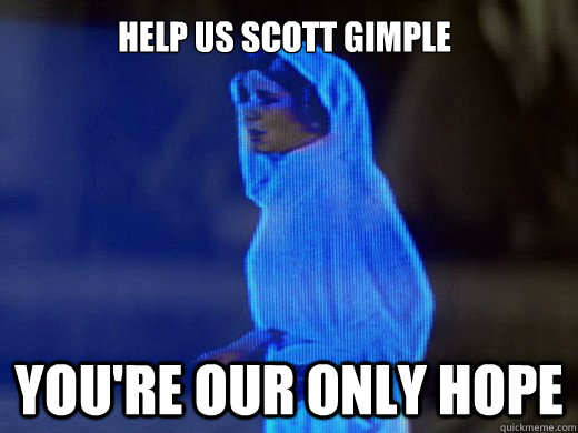 Help Us Scott Gimple You're Our Only Hope  