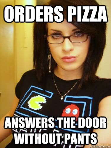 Orders pizza answers the door without pants  Cool Chick Carol