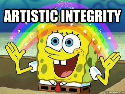 artistic integrity  - artistic integrity   Imagination SpongeBob