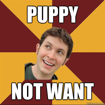 puppy  not want  Tobuscus