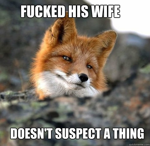 Fucked his wife doesn't suspect a thing  