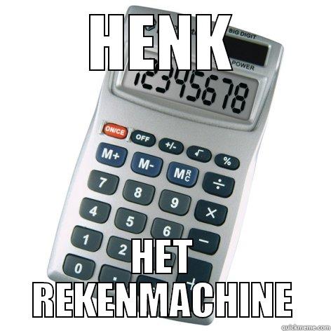 HENK HET REKENMACHINE Misc