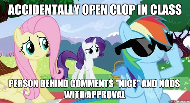 Accidentally open clop in class Person behind comments 