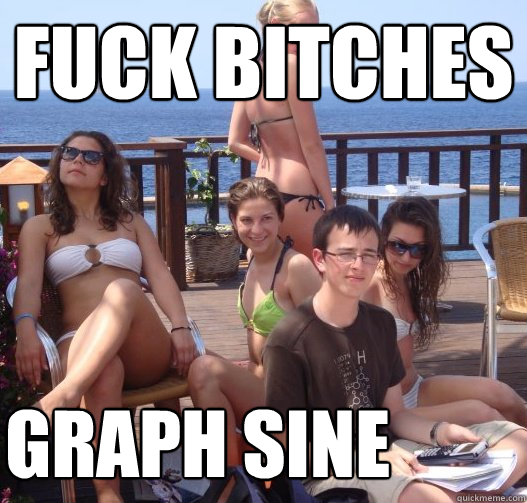 Fuck Bitches Graph Sine  