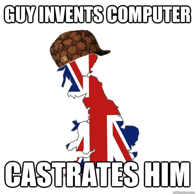 Guy Invents Computer Castrates Him - Guy Invents Computer Castrates Him  Scumbag Britain