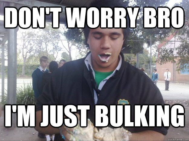 Don't Worry Bro I'M Just Bulking - Don't Worry Bro I'M Just Bulking  ottoassay bulking