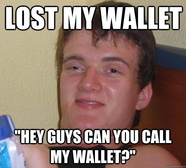 Lost my wallet 