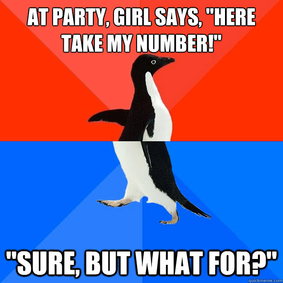 At party, girl says, 