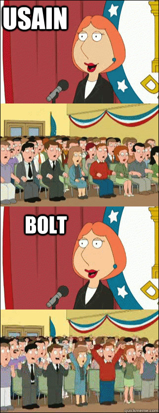 usain Bolt  Mayor Lois