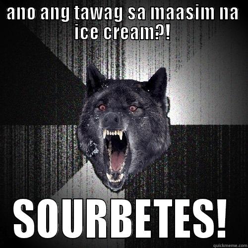 ANO ANG TAWAG SA MAASIM NA ICE CREAM?! SOURBETES! Insanity Wolf