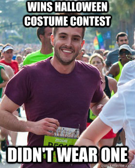 WINS HALLOWEEN COSTUME CONTEST DIDN'T WEAR ONE  Ridiculously photogenic guy